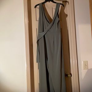 Bar lll green jumpsuit size L